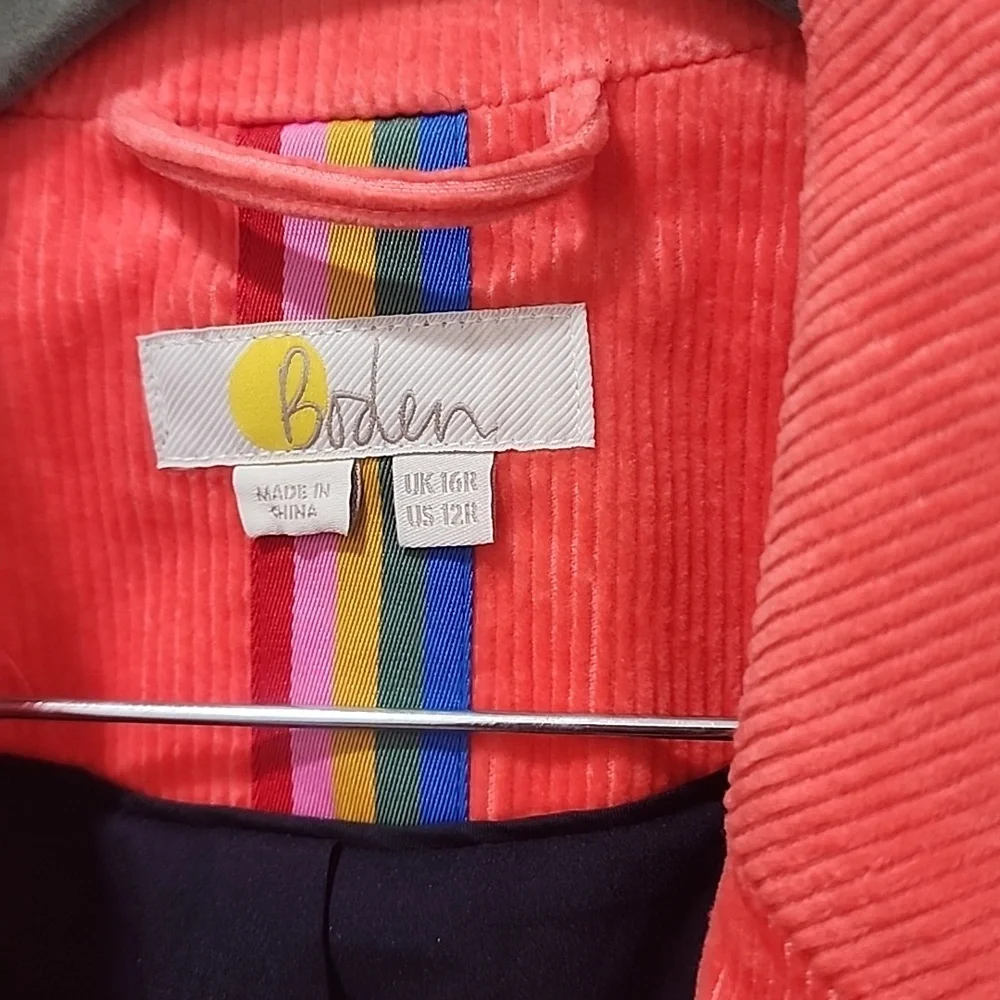 Boden Corduroy Blazer - Picture 2 of 3